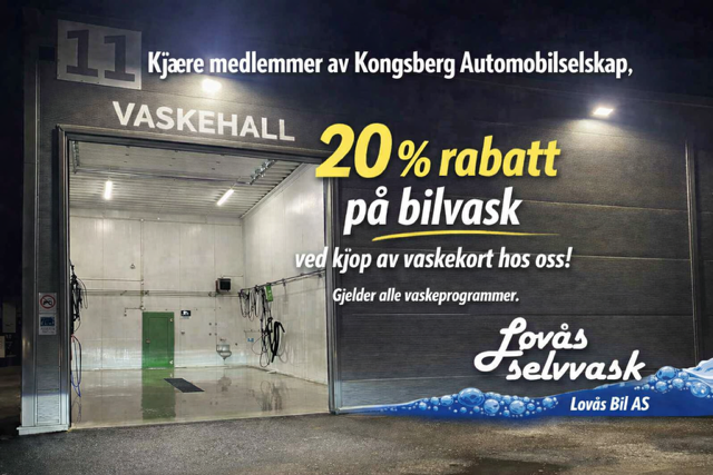 Artikkelbilde til artikkelen Rabatt på vaskekort i vaskehall 24/7  